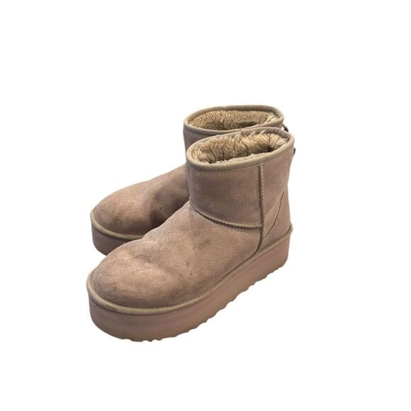 UGG Classic Mini Platform Mustard Seed boots women's